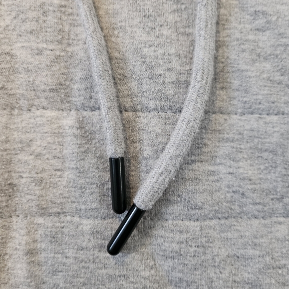 Zyia Active Combo Pocket Sweatshirt Grey Quilted Hooded Size XS - Picture 6 of 8